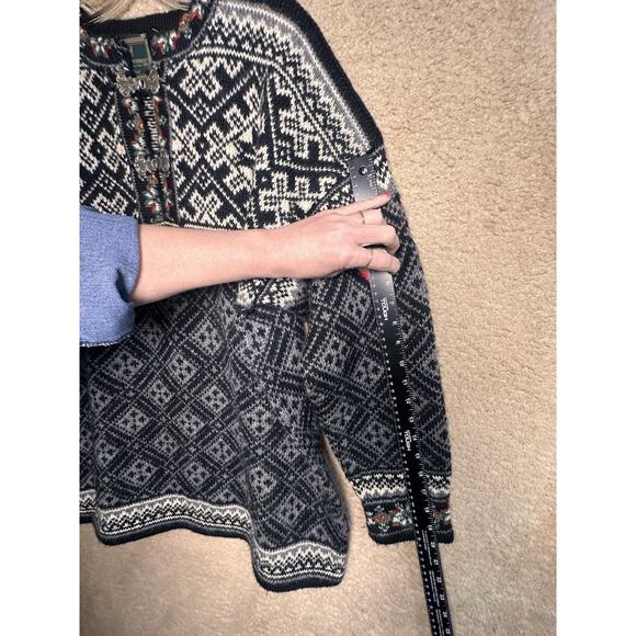 Dale of Norway Jubileum 2 Handknit 100% Wool Pullover Sweater NWOT Unisex Sz L - Picture 16 of 16